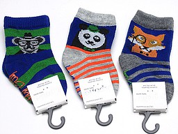 Anti slip babysokjes met dieren Anti slip babysokjes met dieren