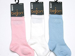 Baby kniekousjes van bejon in effen kleuren Baby kniekousjes van bejon in effen kleuren