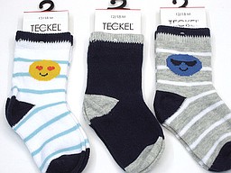 Baby sokjes van teckel met gezichtjes Baby sokjes van teckel met gezichtjes