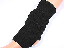 Zwarte beenwarmers voor ballet Zwarte beenwarmers voor ballet