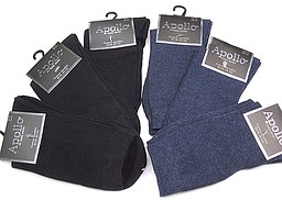 Dames sokken in zwart en donker denim zonder naad Dames sokken in zwart en donker denim zonder naad