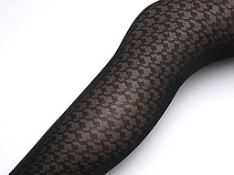 Zwarte pied de poule panty's van sarlini Zwarte pied de poule panty's van sarlini