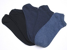Heren sneakersokken in blauw tinten Heren sneakersokken in blauw tinten