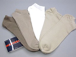 Apollo heren sneakersokken in een beige mix Apollo heren sneakersokken in een beige mix