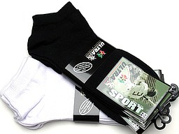 Zwarte of witte ultrasox heren enkelsokken Zwarte of witte ultrasox heren enkelsokken