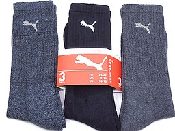 Puma sportsokken in diverse kleuren blauw Puma sportsokken in diverse kleuren blauw