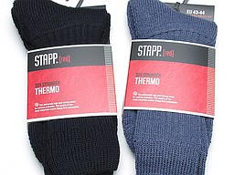 Stapp sokken thermo super in marine en denim Stapp sokken thermo super in marine en denim