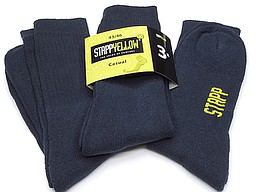 Stapp yellow casual werksokken in donker blauw Stapp yellow casual werksokken in donker blauw