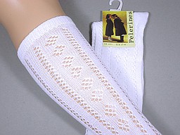 Witte ajour kniekousen pelerines Witte ajour kniekousen pelerines