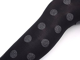 Zwarte kinderpanty met lurex stippen Zwarte kinderpanty met lurex stippen