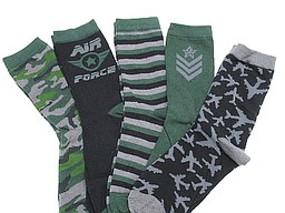 Goedkopere sokken met luchtmacht prints Goedkopere sokken met luchtmacht prints