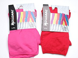 100 denier leggings in fuchsia en rood 100 denier leggings in fuchsia en rood