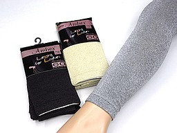 Lurex leggings in zwart, goud, of zilver Lurex leggings in zwart, goud, of zilver
