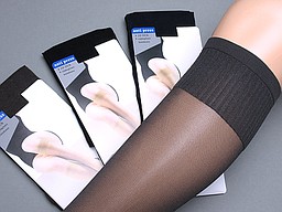 20 denier anti-knel panty kniekousen met brede boord 20 denier anti-knel panty kniekousen met brede boord